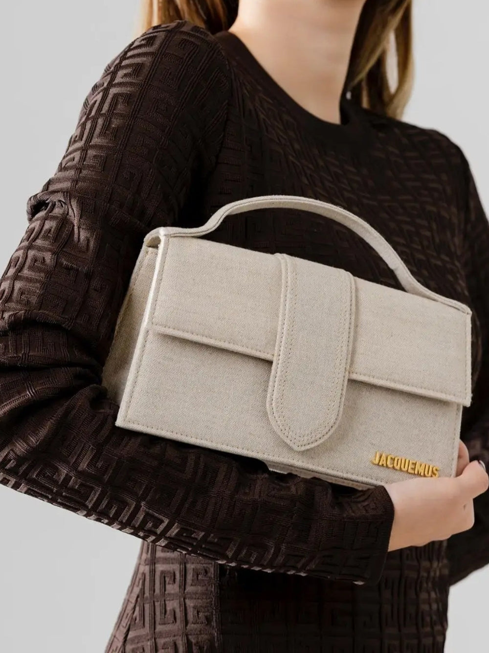 Le Grand Bambino Light Grey Bag