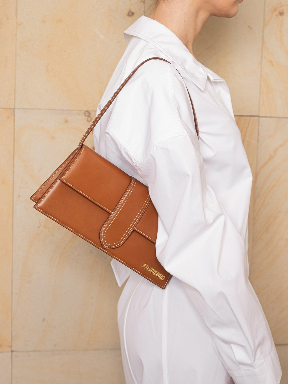 Le Bambino Long Brown Bag