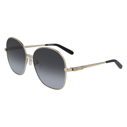 Gafas de sol de metal dorado