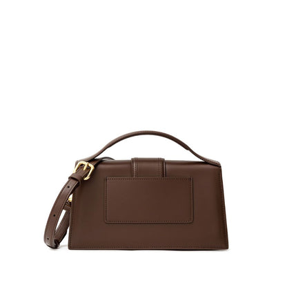 Bolso de piel marrón