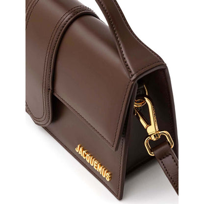 Bolso de piel marrón