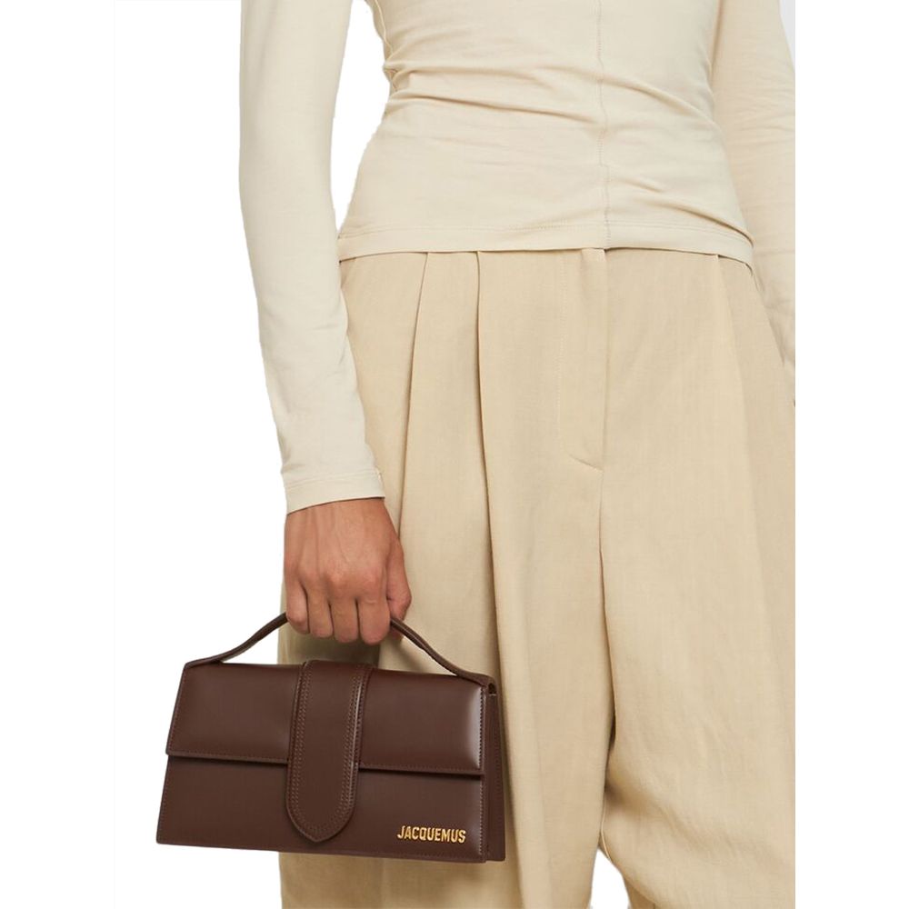 Bolso de piel marrón