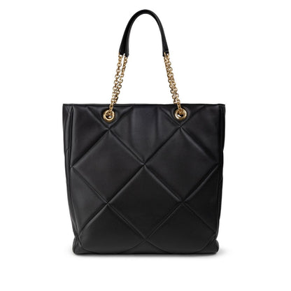 Black Leather Tote Bag