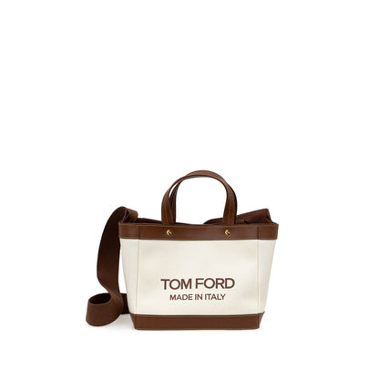 Beige Cotton Tote Bag