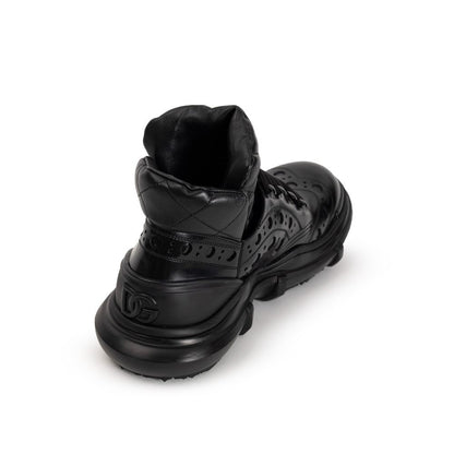 Black Leather Oxfords And Derby