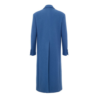 Blue Wool Coat