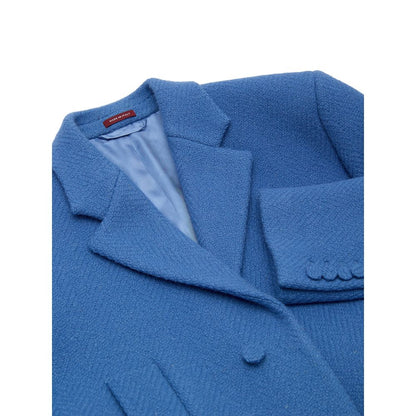 Blue Wool Coat