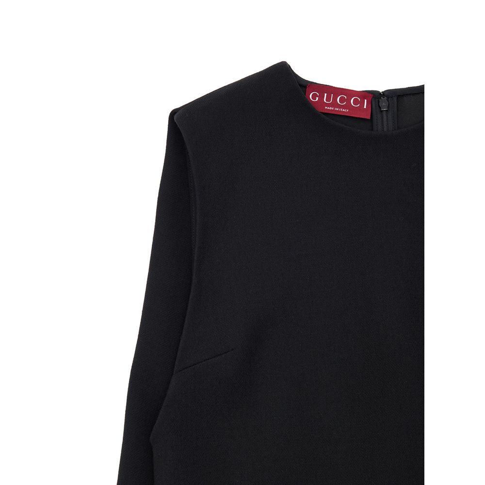 Black Wool Dress