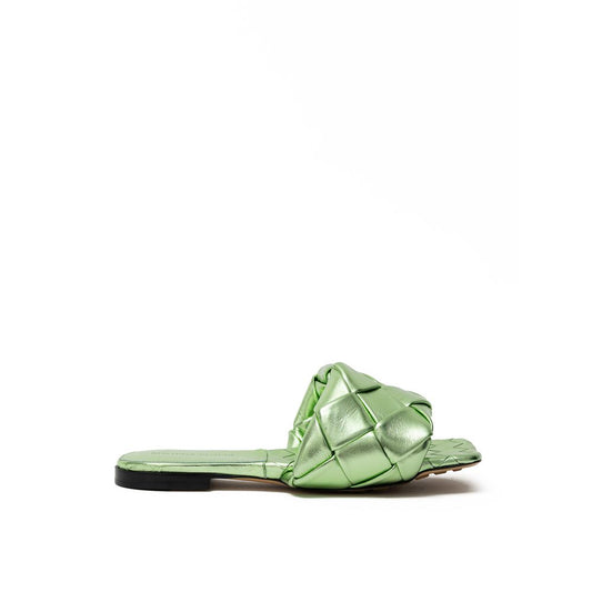 Green Leather Slipper