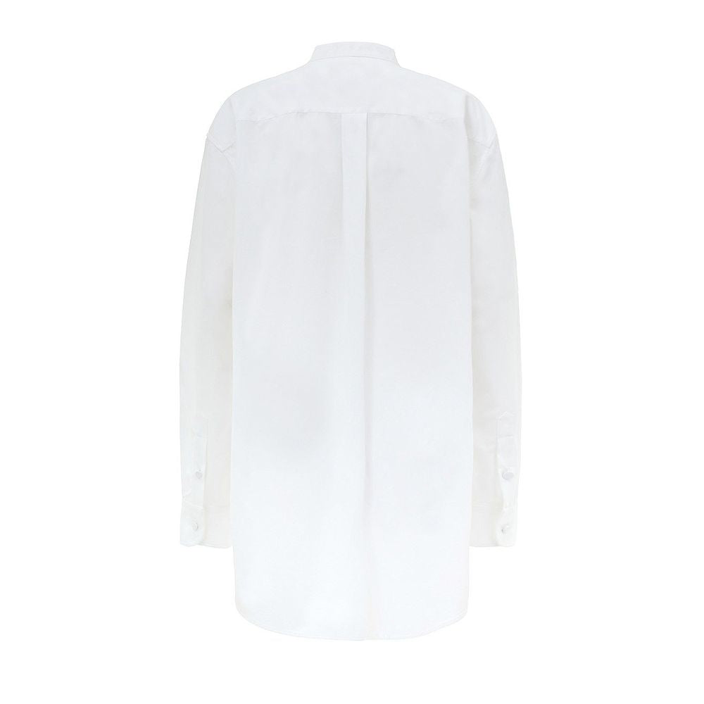 Camisa blanca de algodón