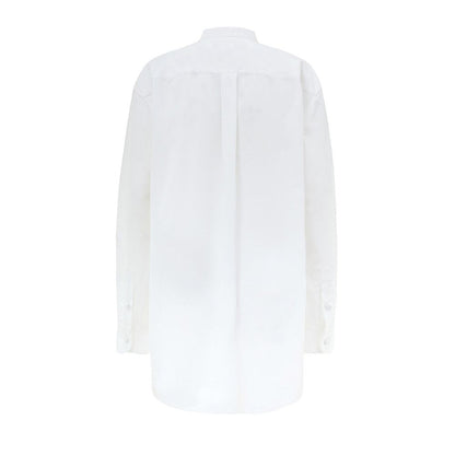 Camisa blanca de algodón