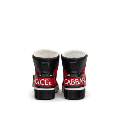 Bicolor Leather High Top