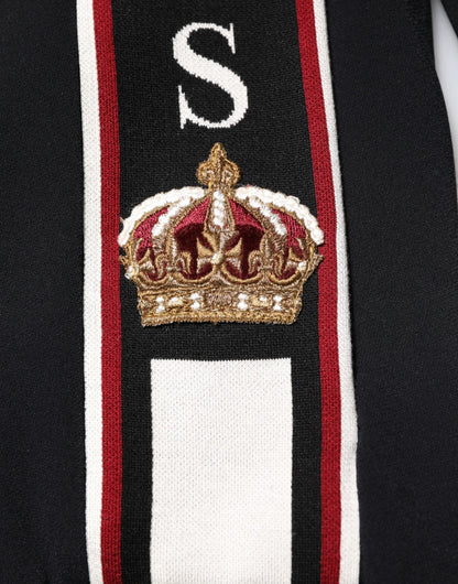 Black DG King Full Zip Sweatshirt  Sweater