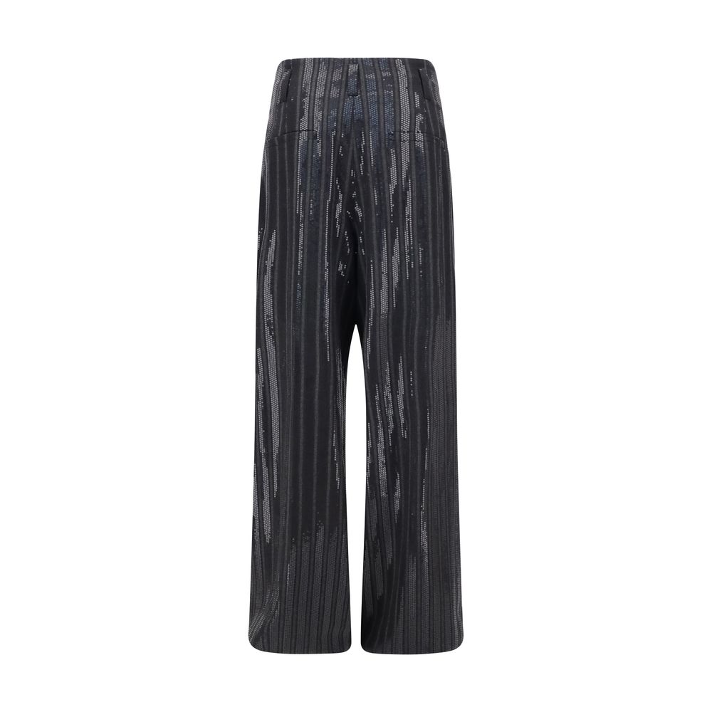 Pants with sequins