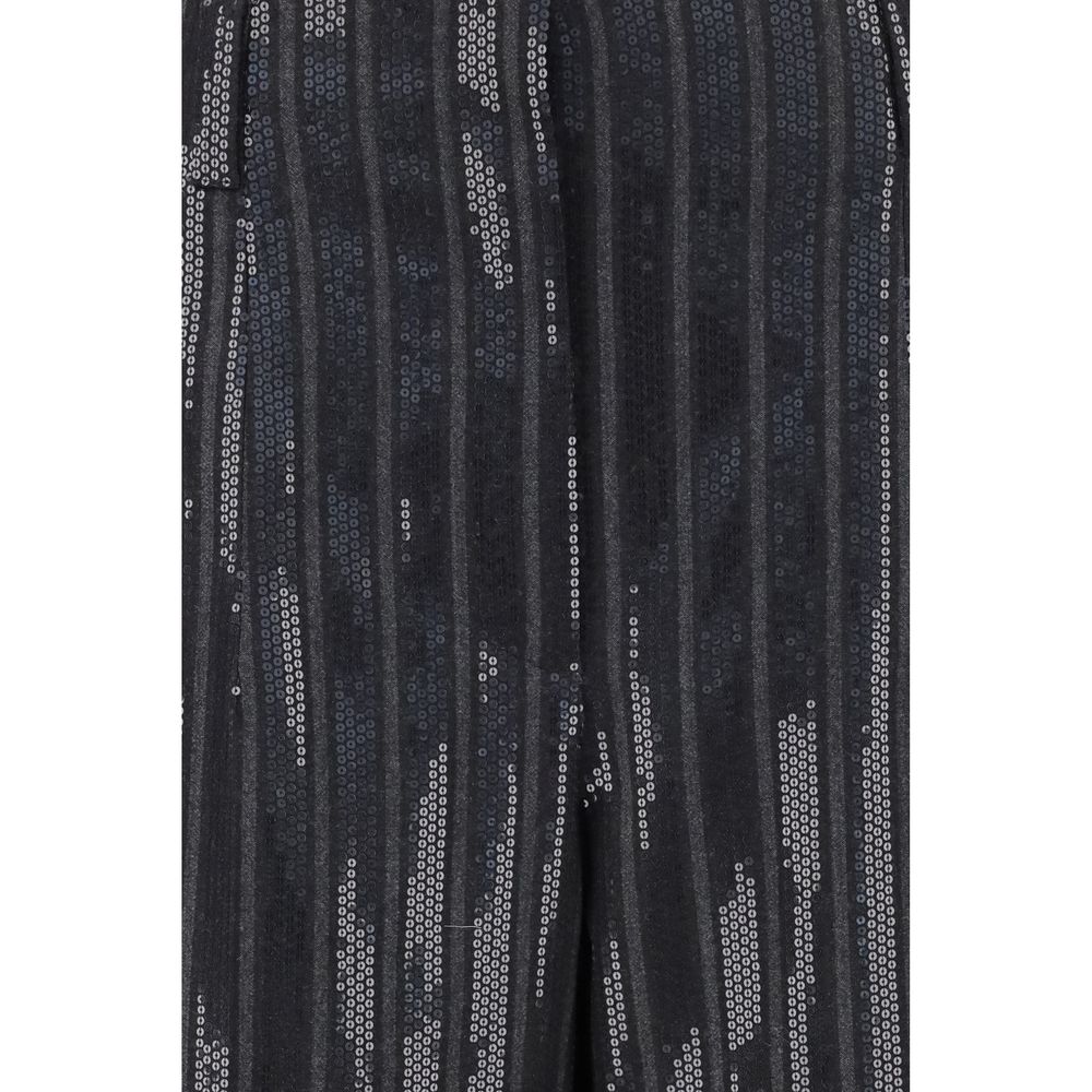 Pants with sequins