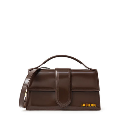 Bolso de piel marrón