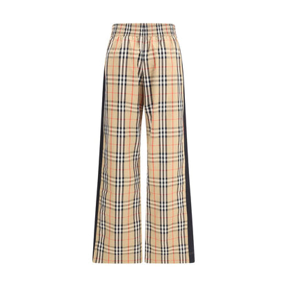 Check cotton Pants