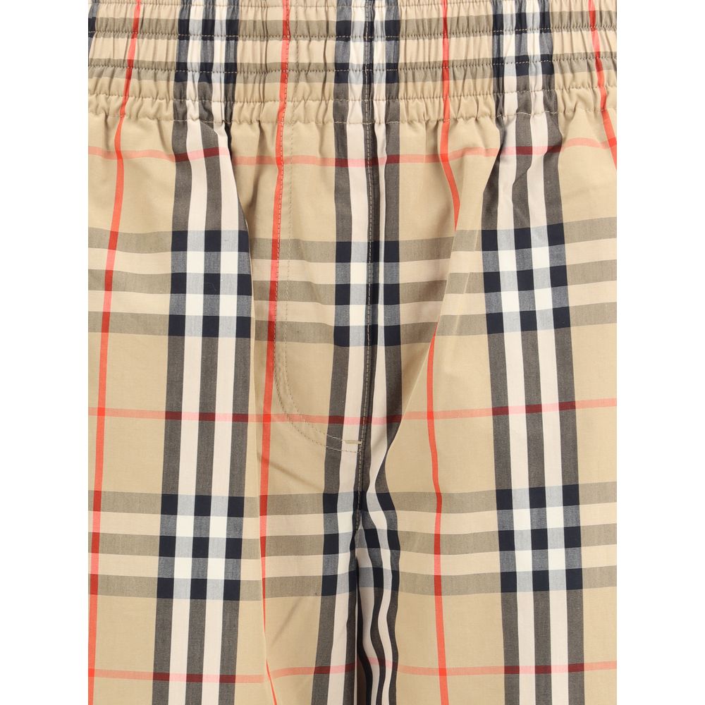Check cotton Pants