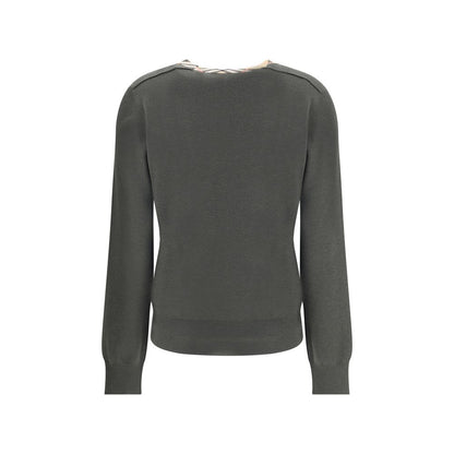 Wool Pullover with Check