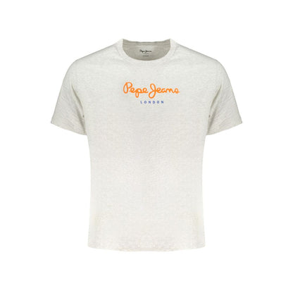 Gray Cotton T-Shirt