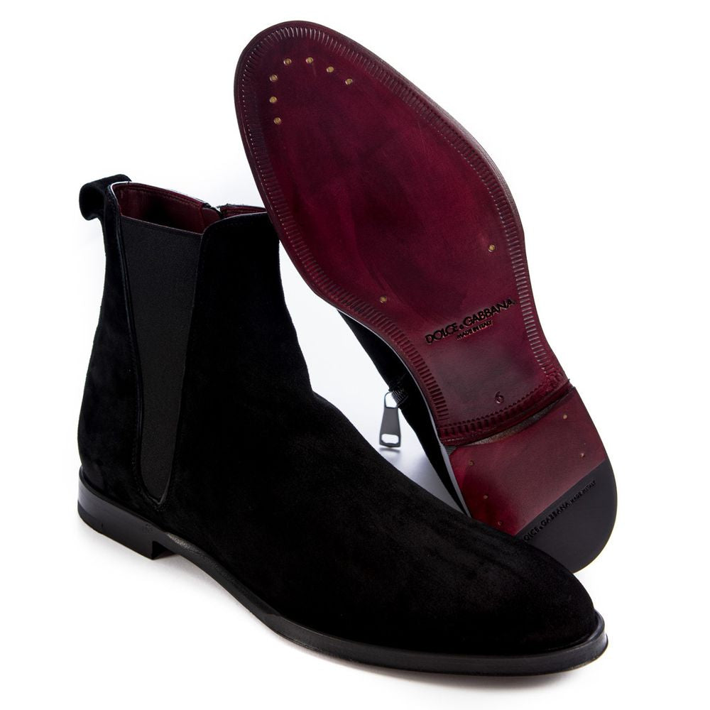 Black Calfskin Boot