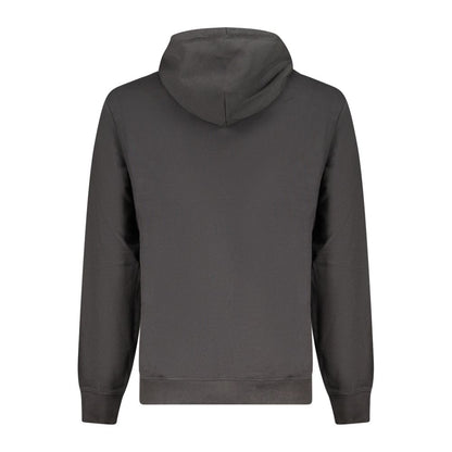 Black Cotton Men Sweater