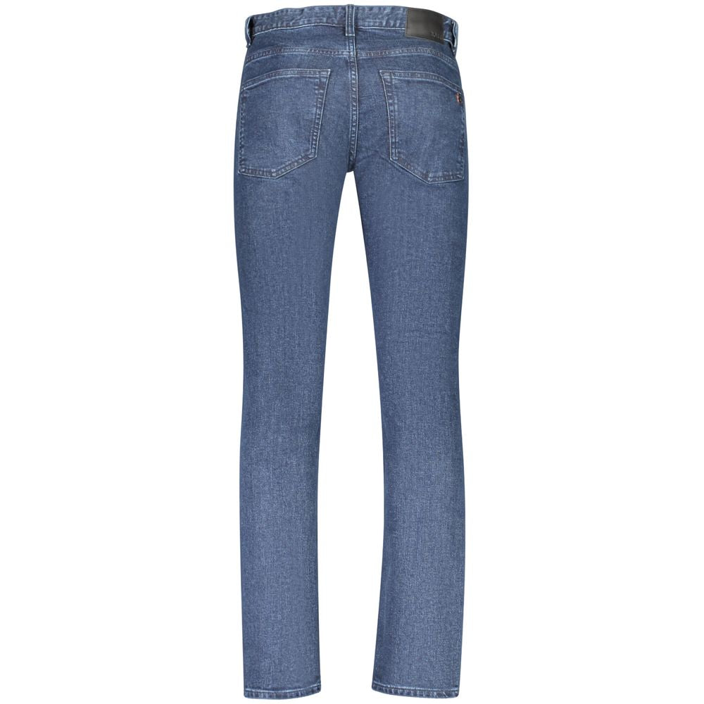 Blue Cotton Men's Slim Fit Jean