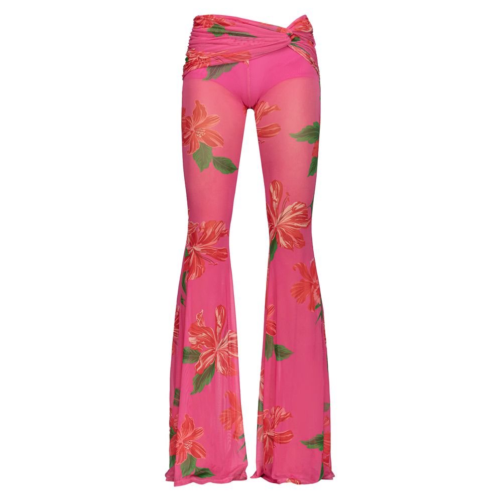 Multicolor Polyester Jeans & Pant