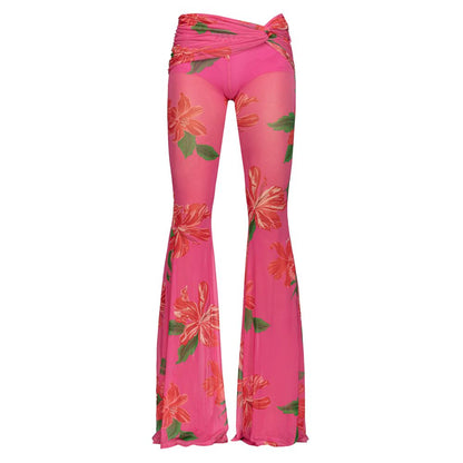 Multicolor Polyester Jeans & Pant
