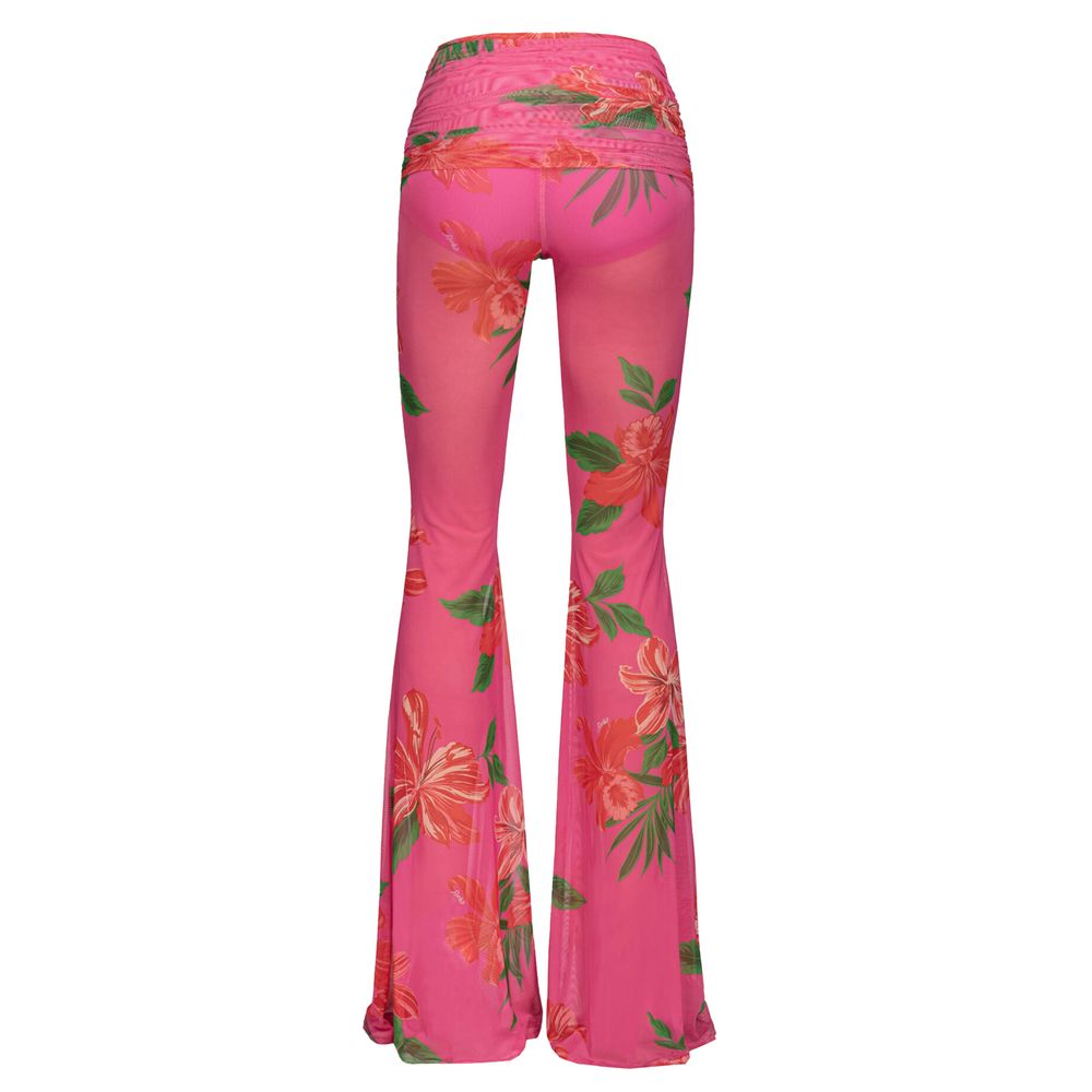 Multicolor Polyester Jeans & Pant