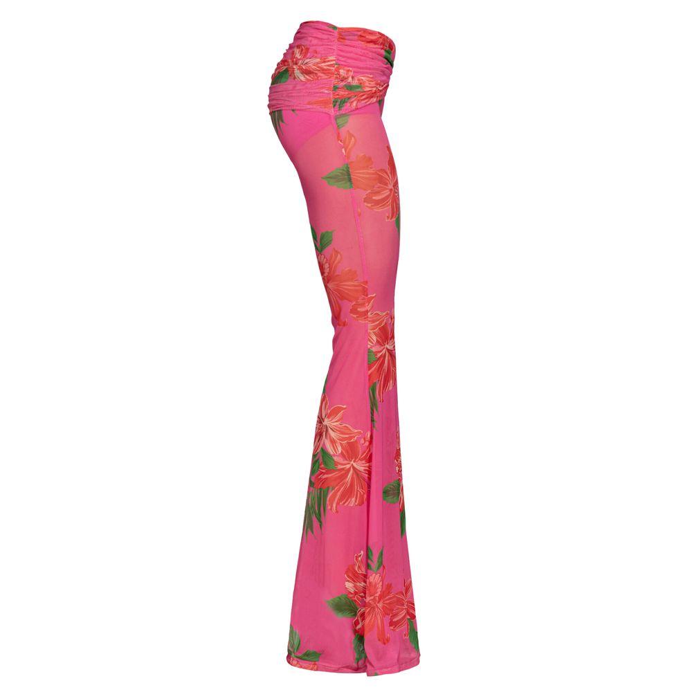 Multicolor Polyester Jeans & Pant