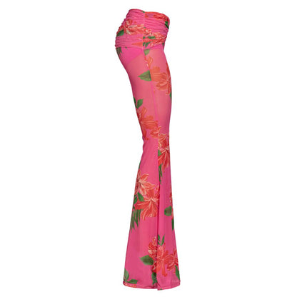 Multicolor Polyester Jeans & Pant