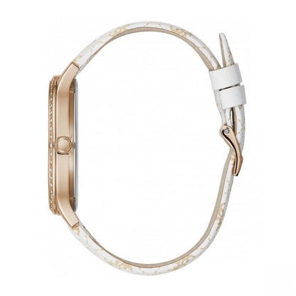 White Leather Watch