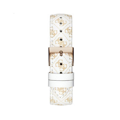 White Leather Watch