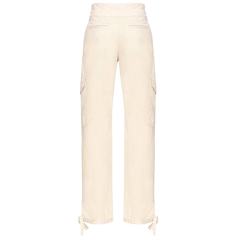 White Cotton Jeans & Pant