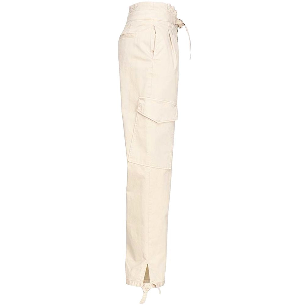 White Cotton Jeans & Pant