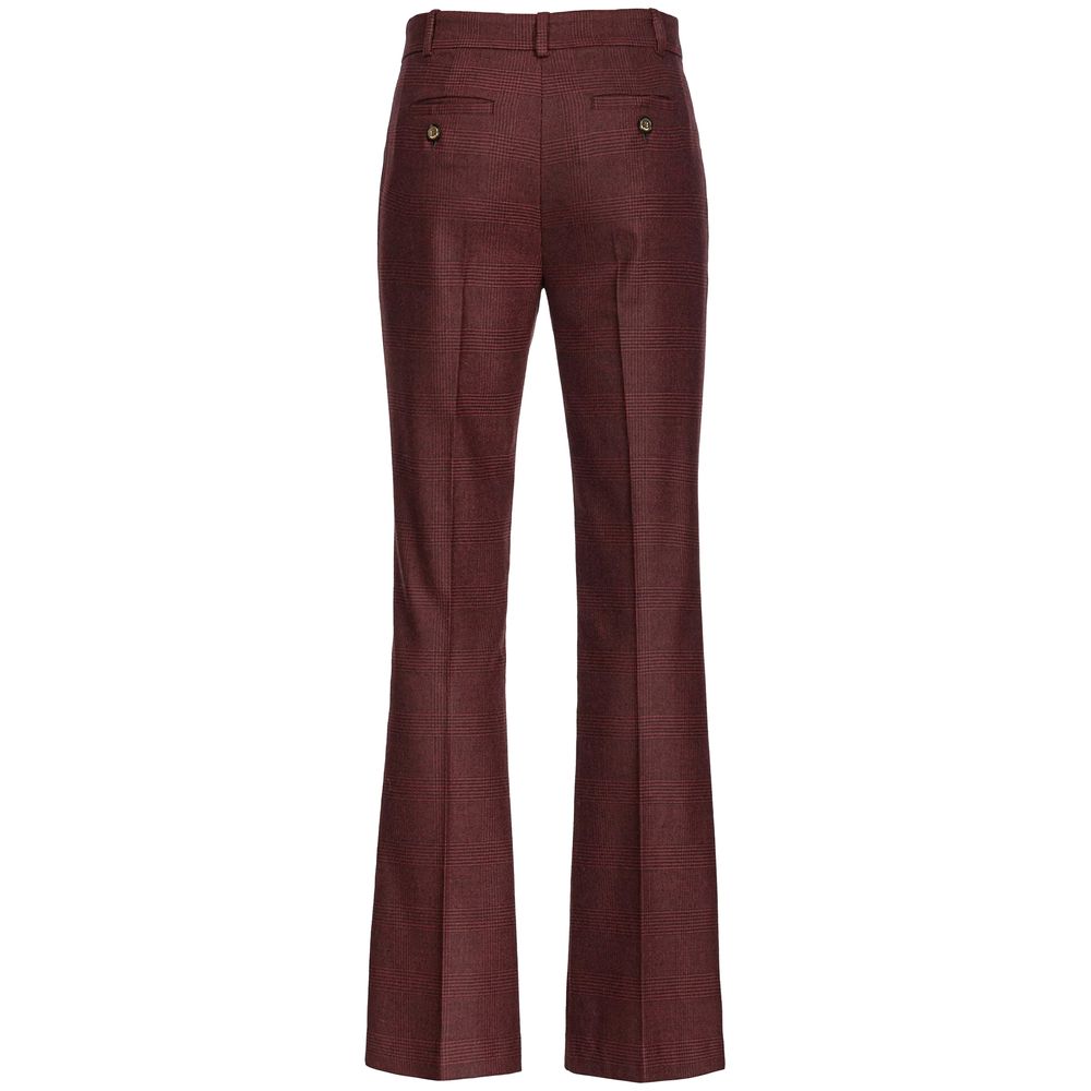 Red Polyester Jeans & Pant