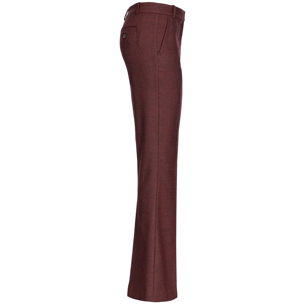 Red Polyester Jeans & Pant