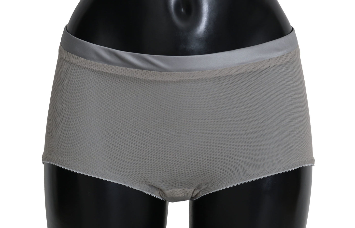 Shimmering Silver Stretch Cotton Underwear