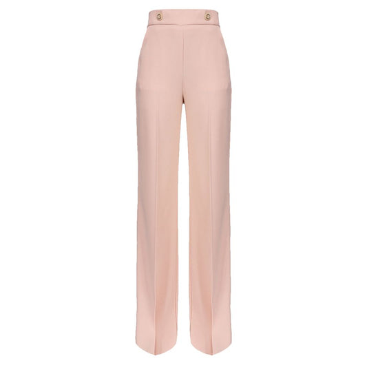 Pink Polyester Jeans & Pant