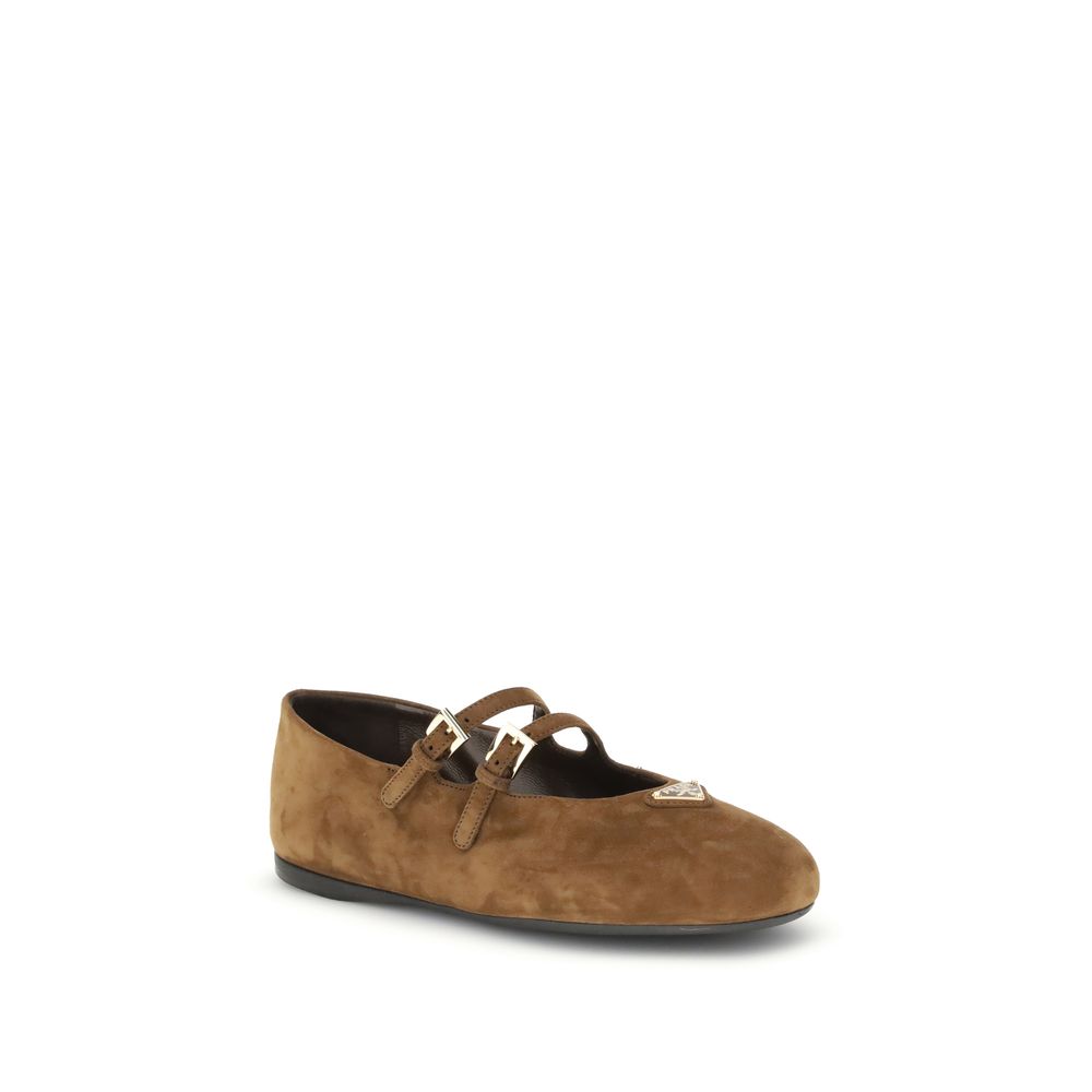Suede Ballerinas