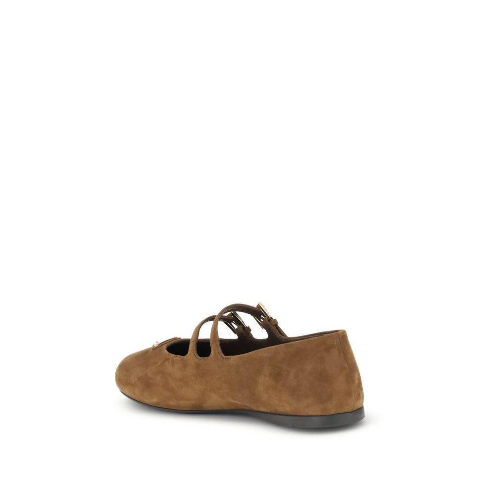 Suede Ballerinas