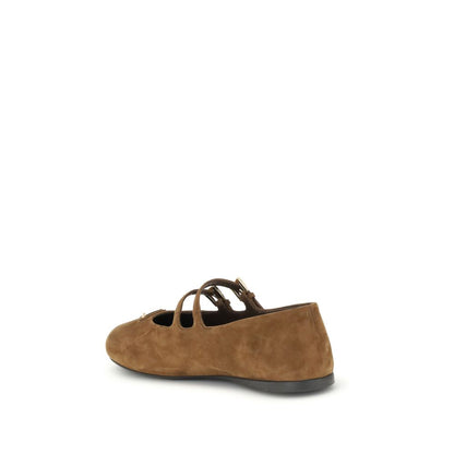 Suede Ballerinas