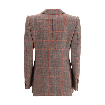 Wool plaid Blazer