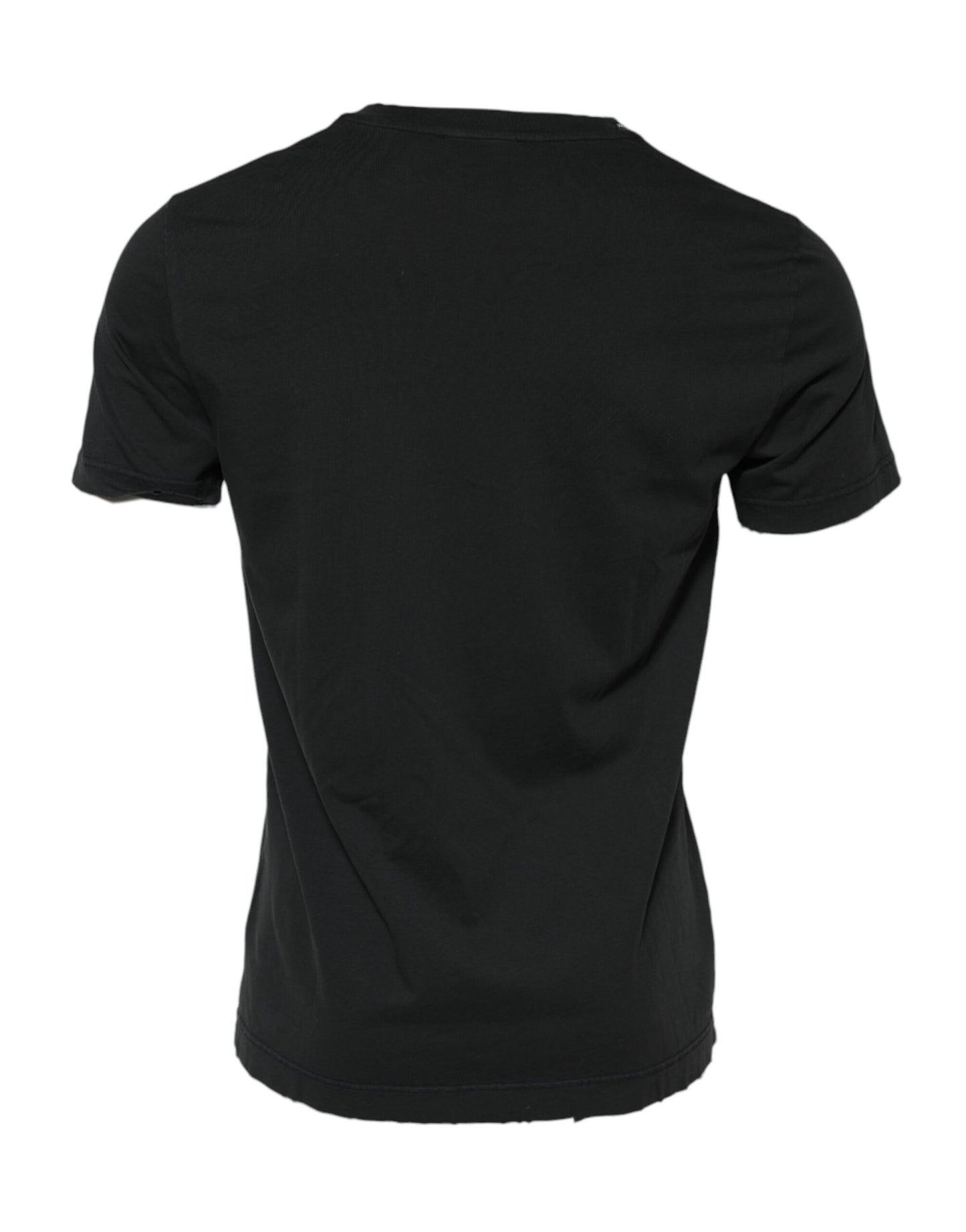 Black DG Crew Devotion Cotton Crew Neck T-shirt