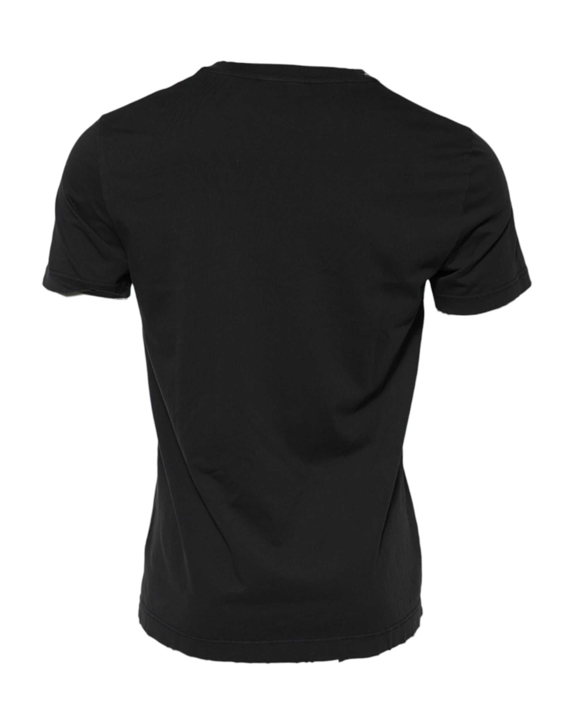 Black DG Crew Devotion Cotton Crew Neck T-shirt