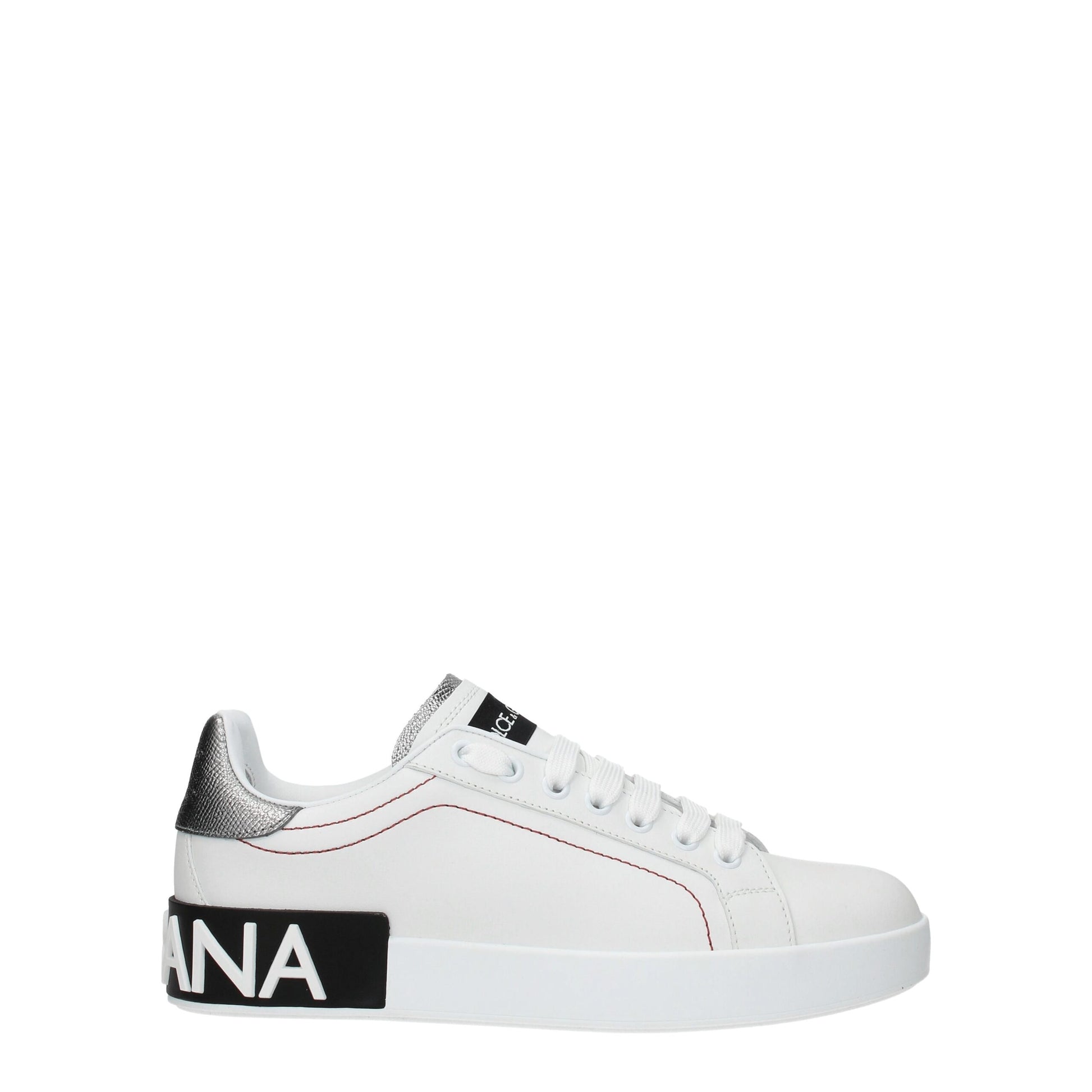 White Leather Low Tops