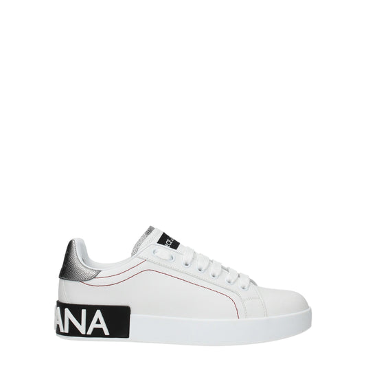 White Leather Low Tops