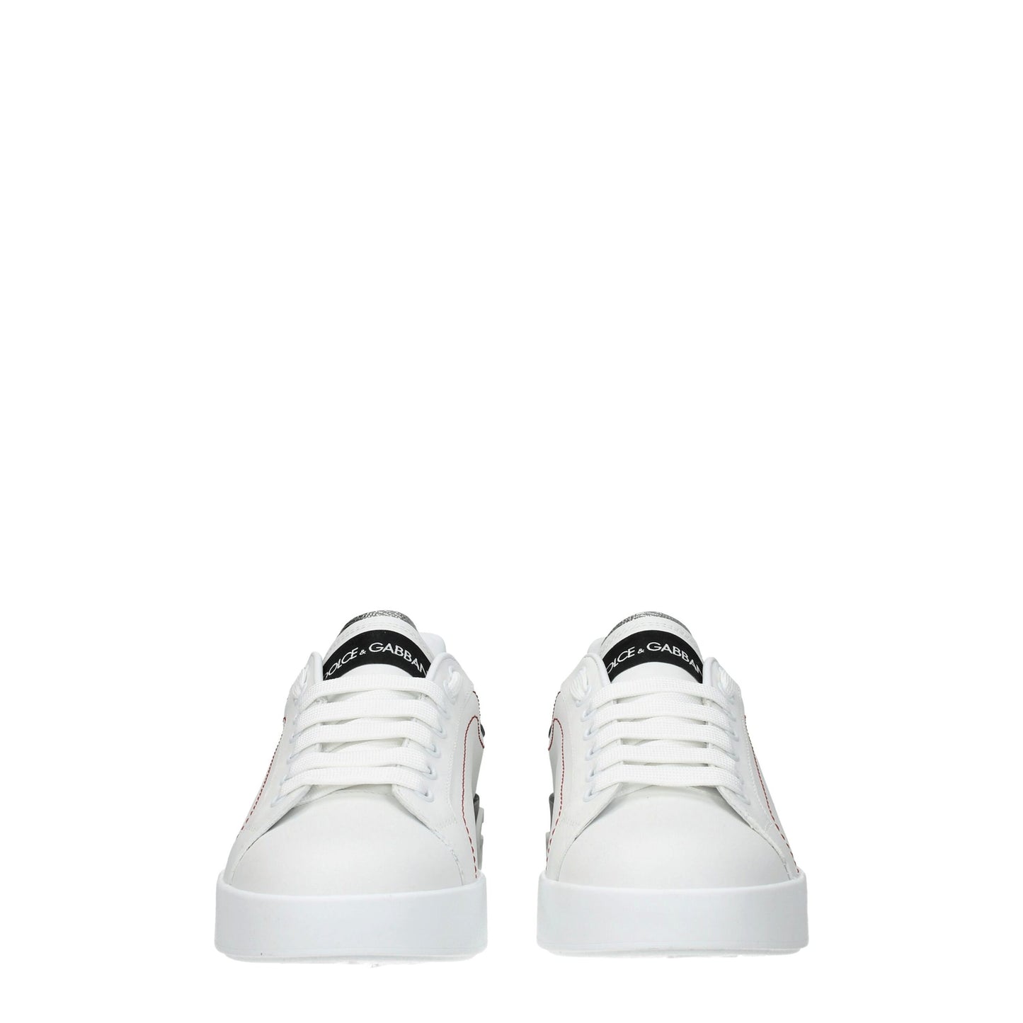 White Leather Low Tops