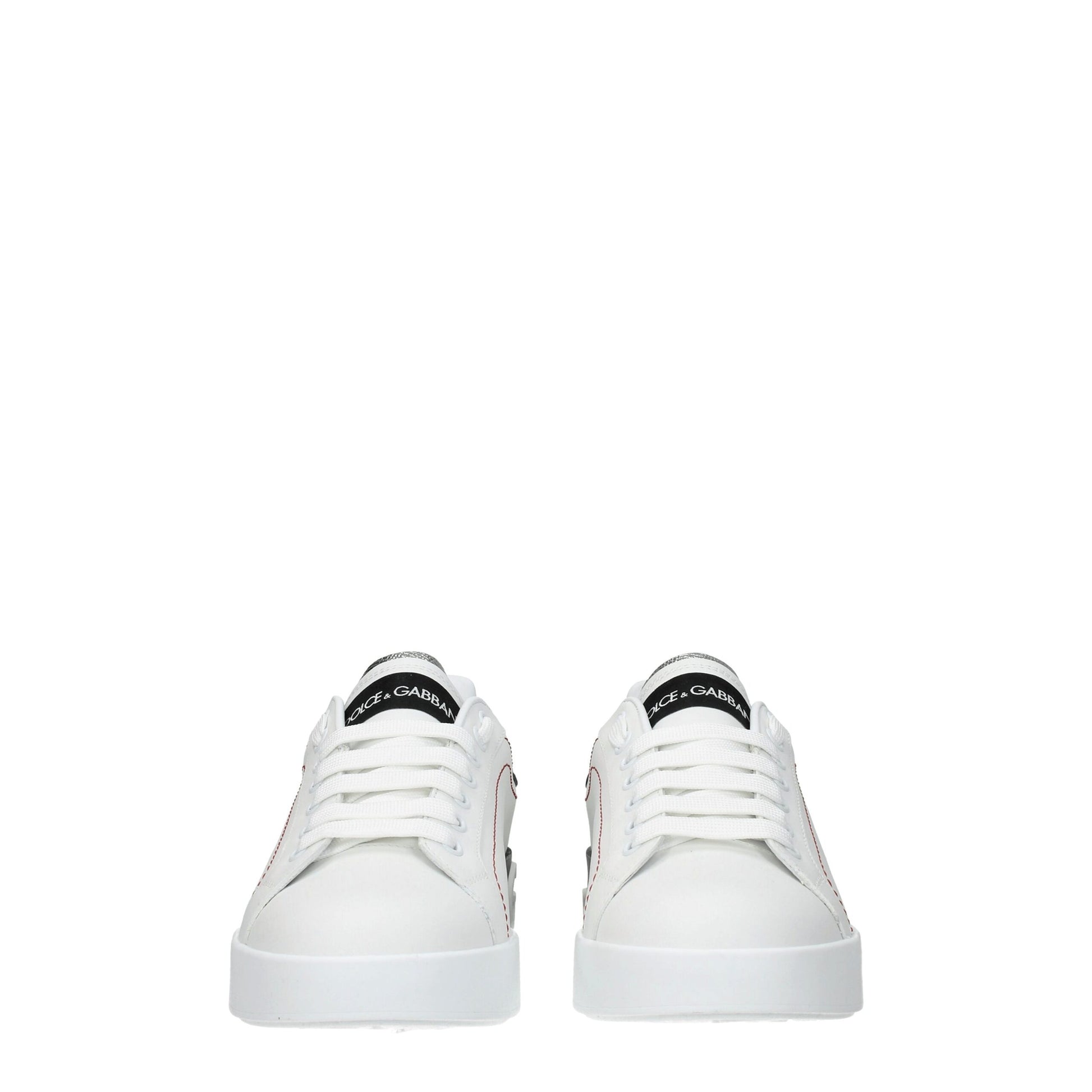 White Leather Low Tops